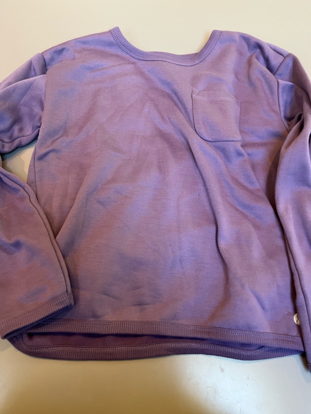 Layer 8 Lavender Crewneck Pocket Tee